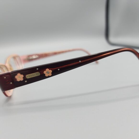 Women’s COACH Sammie 547 Burgundy Eyeglasses *FRAMES ONLY* - Picture 8 of 13